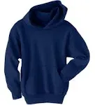 Hanes P473 Youth EcoSmart Pullover Hooded Sweatshirt - Navy - S