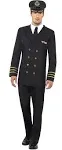 Morph Sailor Costume Men, Boat Captain Costume for Men, Ship Captain Costume, Sailor Halloween Costume For Men, Navy Costume