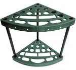 Trademark Home Garden Corner Rack That Holds 18 Yard Tools and Broom Holder-Garage Organizers and Storage by STO-Away, Dark Green