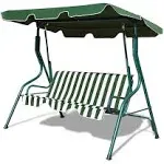 TANGKULA 3 Seater Canopy Swing, Outdoor Patio Swing