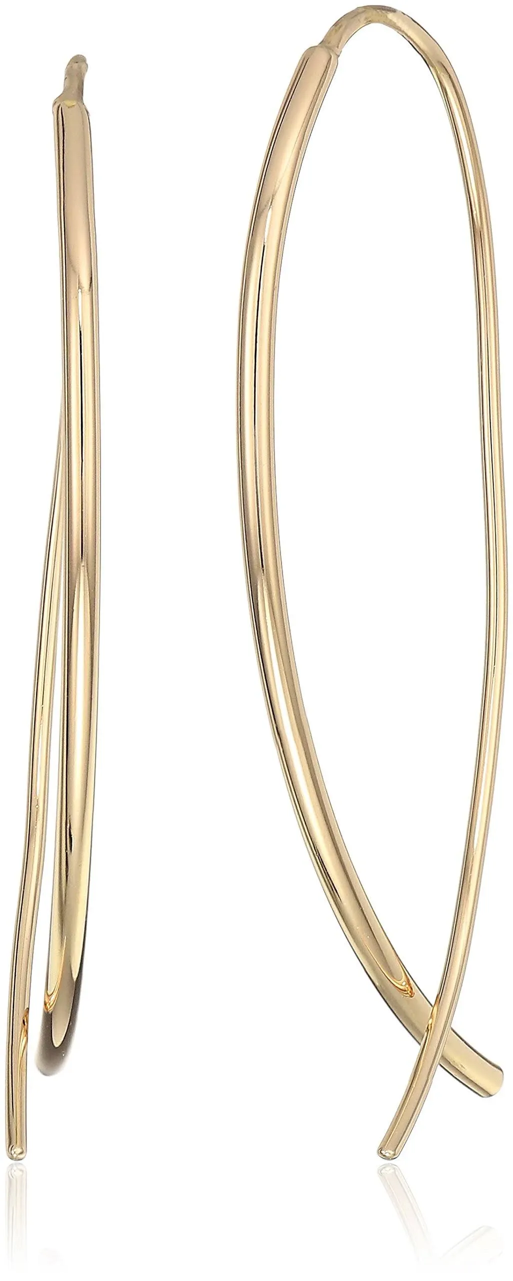 Amazon Essentials 14K Rose Gold Plated Sterling Silver Hard Wire Threader ...