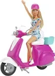 Barbie Scooter Doll Playset GBK85 NEW Birthday Gift Toy Present Collectable