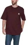 Carhartt K87 Workwear Pocket Short-Sleeve T-Shirt Burgundy, Size, Regular