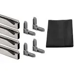 Prime-Line MP8239 Screen Frame Kit, 7/16 in. x 3/4 in. x 36 in. x 36 in., Aluminum, Mill (Single Pack)