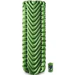 Klymit Static V Sleeping Pad, 72" Length x 23" Width, Polyester Green