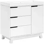 Babyletto Hudson 3-Drawer Changer Dresser with Changing Tray - White