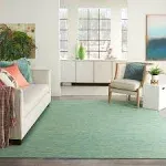 Nourison Positano Contemporary Blue/Green Area Rug