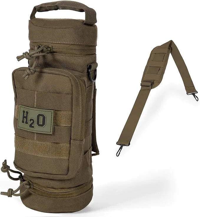 Orca Tactical Molle Water Bottle Pouch Holder H2O Hydration Carrier