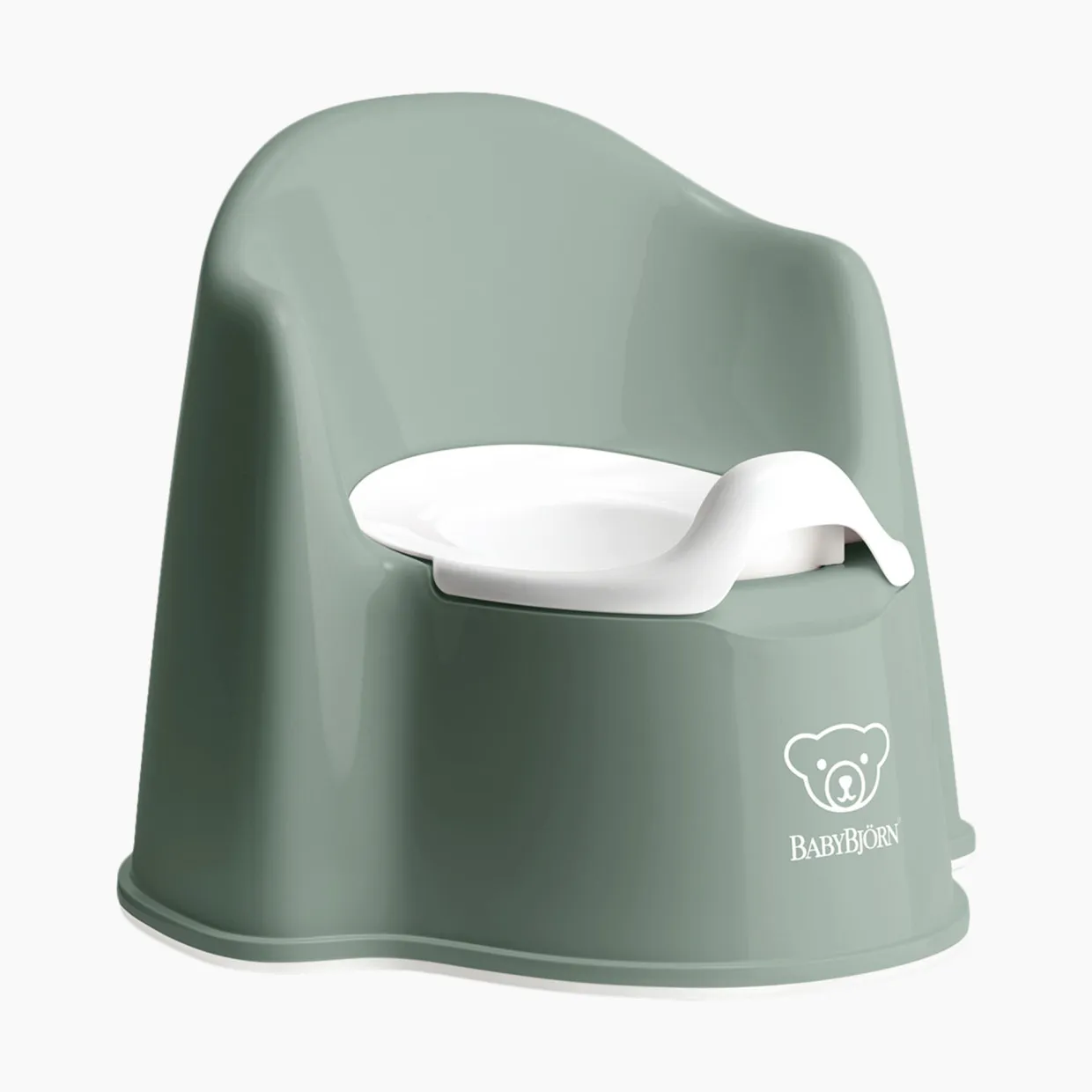 Potty Chair Deep Green White