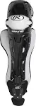 Rawlings | Mach Catcher's Leg Guards | Baseball | Adult | Black/White