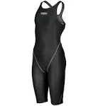 Arena Girls Powerskin St Next Open Back - Black