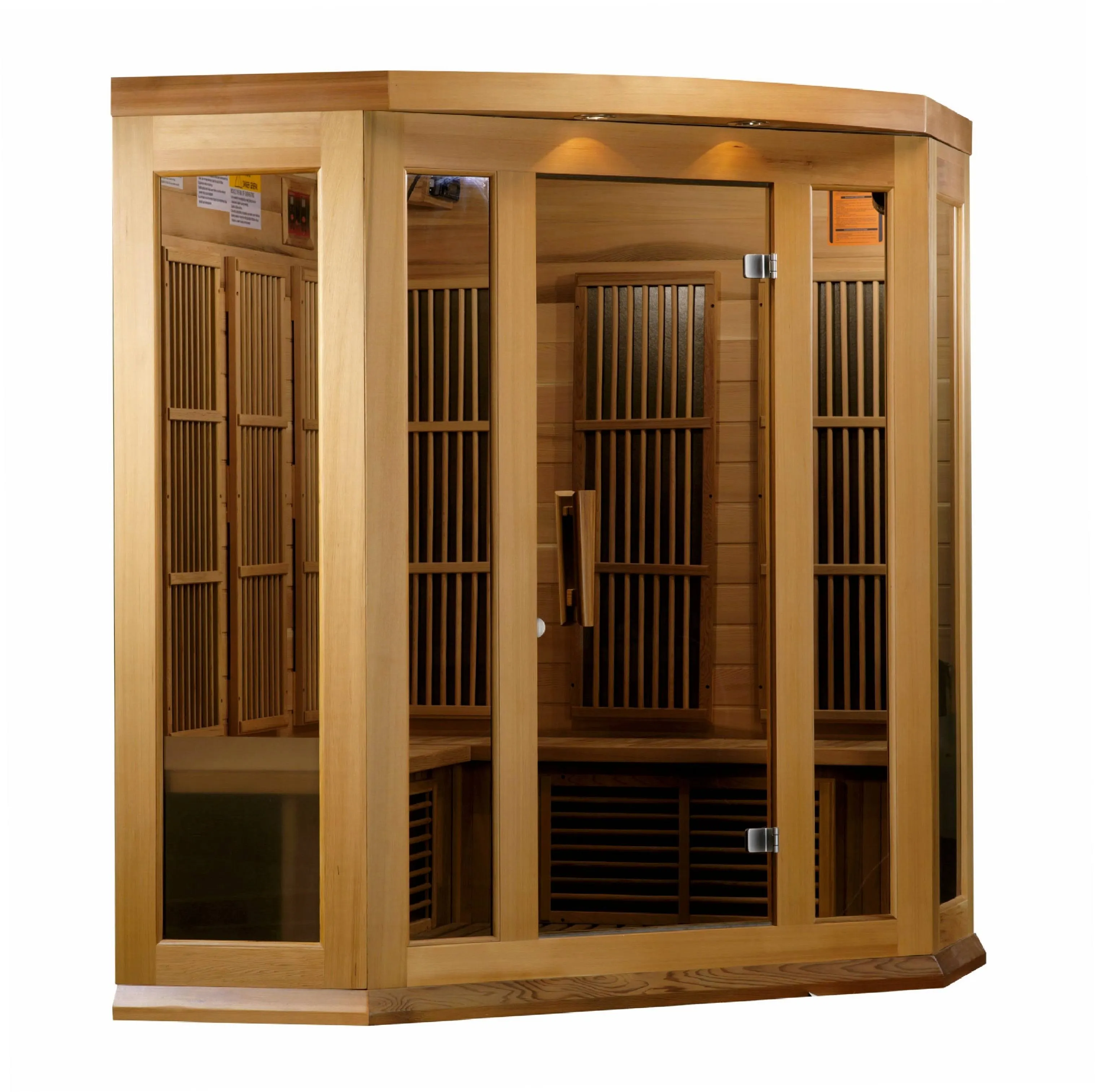 Maxxus Avignon Edition 3-Person Corner Near Zero EMF FAR Infrared Sauna