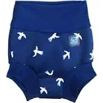 Splash About Happy Nappy Swim Diaper White Birds 2-3 Years