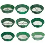 SE GP2-9 Set 9-Piece of Patented Stackable 13-1/4 Sifting Pans