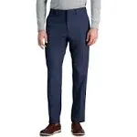 Men's J.M. Haggar Windowpane Tailored Fit Suit Separate Pant, Blue, 32 x 32