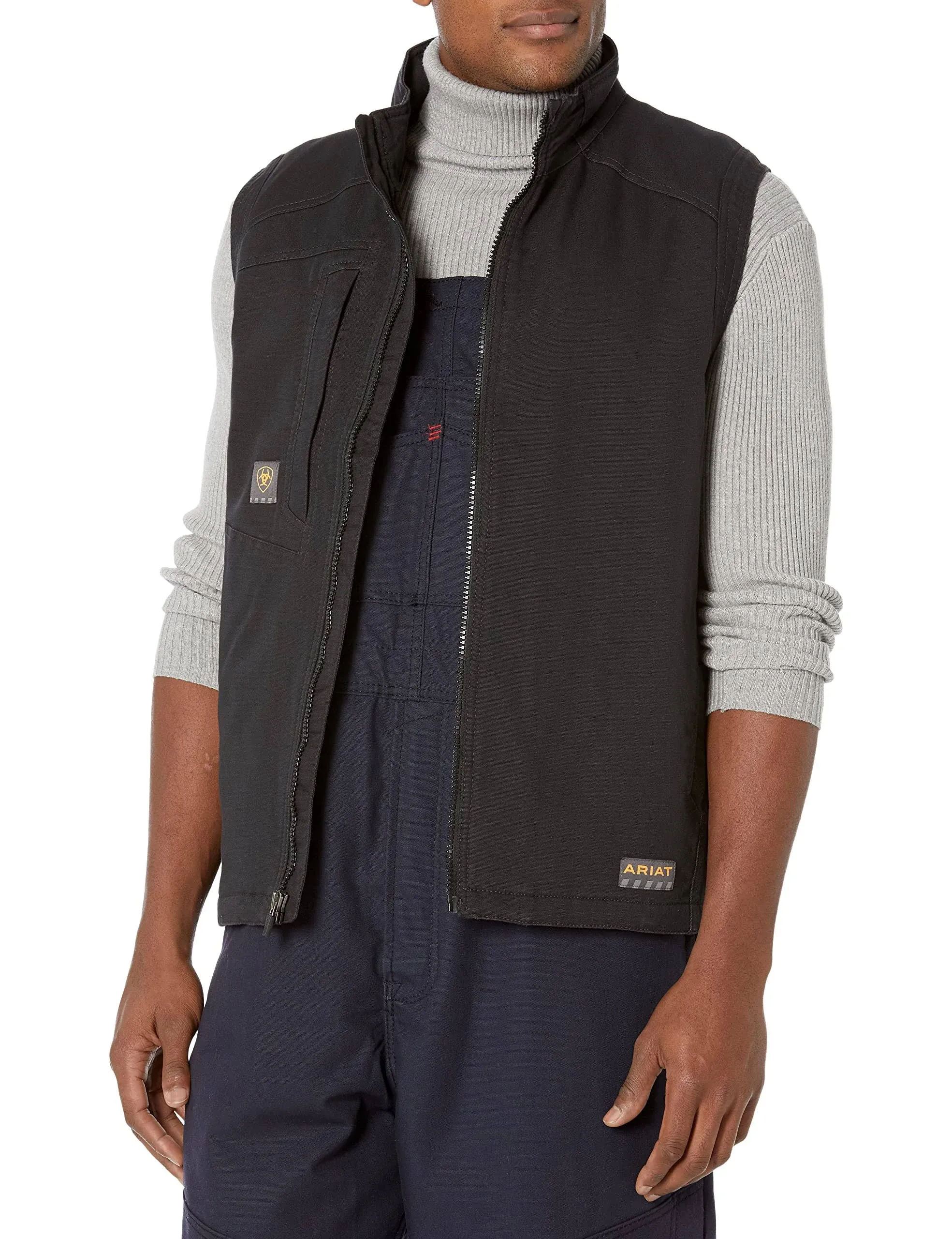 Ariat Mens Rebar Washed DuraCanvas Insulated Vest Style 10027867