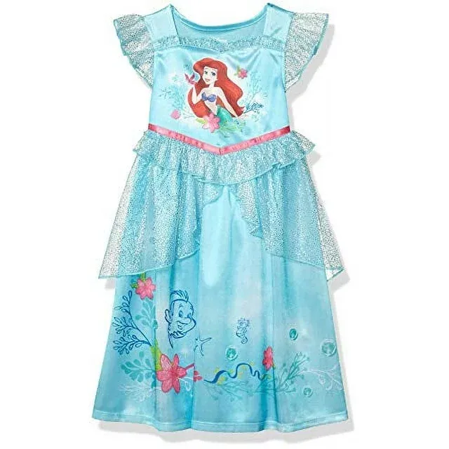 Little Mermaid The Little Mermaid Ariel Watercolor Girls Gown