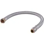 Sharkbite - UR3068FX24 - 1/2 in. Push Fit x 3/4 in. D FIP 24 in. Stainless Steel Supply Line