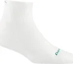 Darn Tough Women's Run 1/4 Ultra-Lightweight Cushion Sock - Medium - White