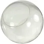 14 in. Clear Acrylic Globe - with 5.25 in. Neckless Opening - American 3202-1402