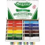 Crayola Colored Pencils Classpack (240ct), Must Have Classroom Supplies for Teachers, Bulk Colored Pencils for School, 12 Colors