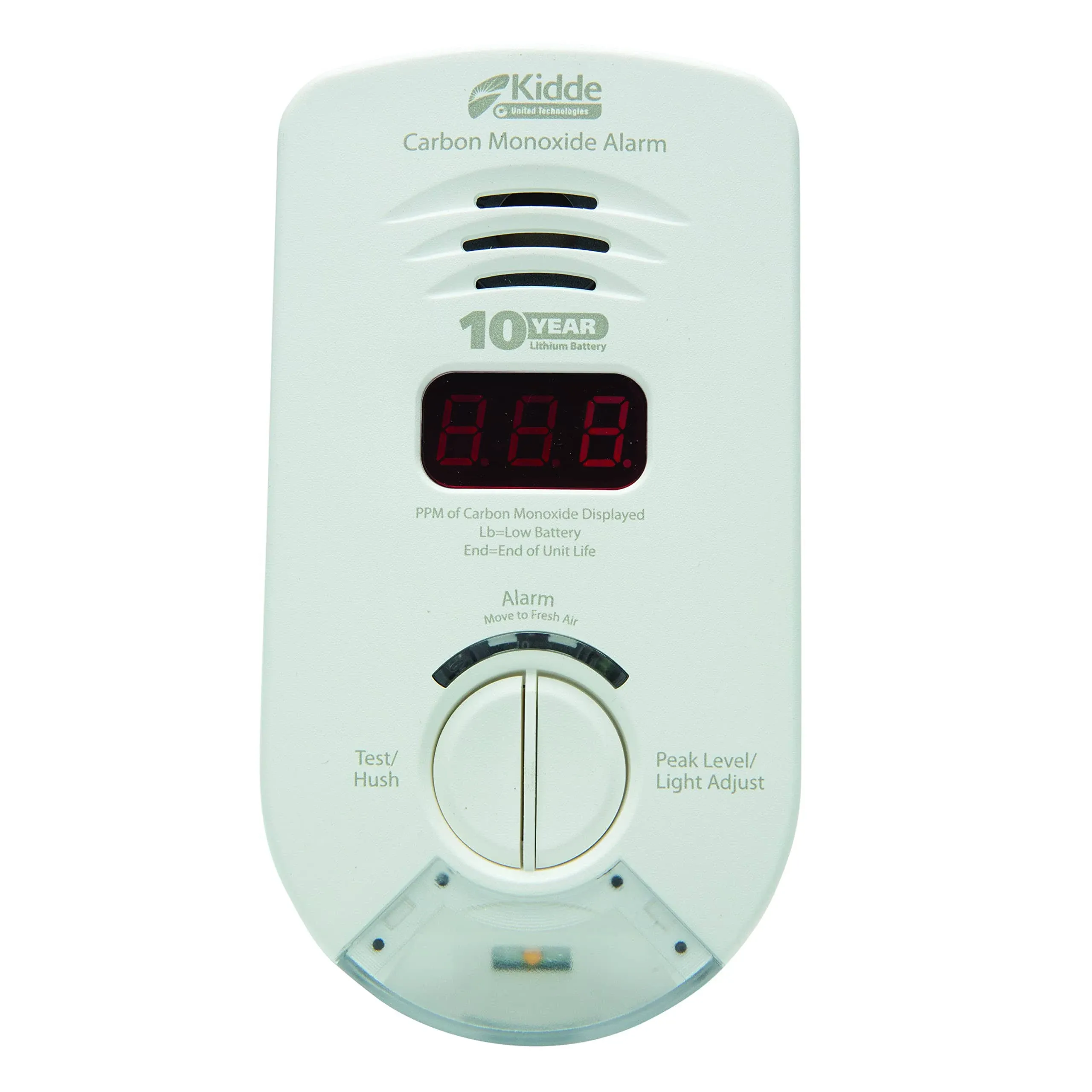 Kidde 21026365 Plug in Carbon Monoxide Alarm with Escape Light