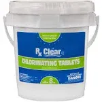 RX Clear 3" Stabilized Chlorine Tablets - 8 lbs.