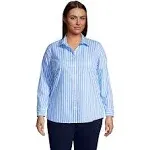 Lands' End Women's Pinwale Cord Long Sleeve Shirt