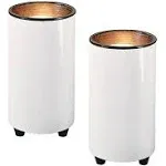 Pro Track White 6 1/2" High Mini Accent Can Spot Lights Set of 2