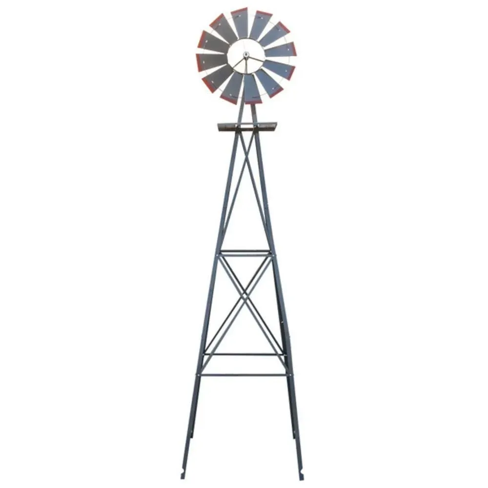 8ft Garden Ornamental Windmill Weather Vane