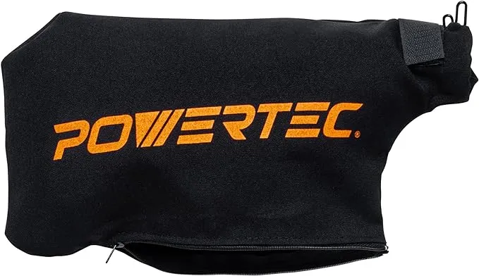 POWERTEC 75076 Replacement Miter Saw Dust Bag, Fits Nominal 1.75&#034; Dust Ports