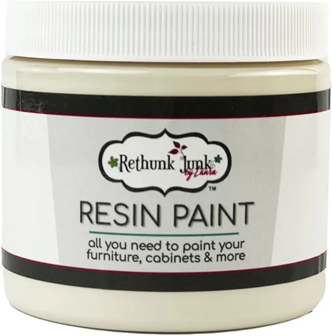 Rethunk Junk by Laura Resin Paint Linen 16oz