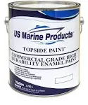 Marine Topside High Durability Commercial Grade Enamel Paint Gloss White Gallon