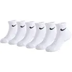 Nike Little Boys 6-Pk. Ankle Socks - White