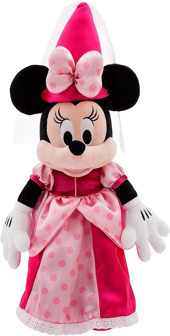 Disney Store Official Princess Collection: Medium 23-Inch Minnie Mouse Plush - Soft, Huggable & Authentic Toy for Fans & Kids