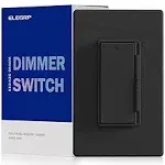 ELEGRP Digital Dimmer Light Switch for 300W Dimmable LED/CFL Lights and 600W ...