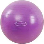 BalanceFrom Anti-Burst Exercise Ball with Quick Pump - Yoga, Fitness, Birthing - 2,000lb Capacity - Purple - 22-Inch, M