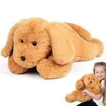 CHUGGSBY Weighted Stuffed Animal for Stress Support &amp; Fun - 24&#034; 5Lb Stuffed Dog