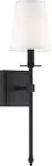 Savoy House-9-302-1-89-Monroe - 1 Light Wall Sconce Matte Black