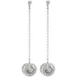 Swarovski Women's Generation Clip Earrings - White