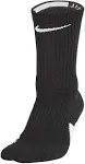 Nike Elite Crew Socks, M / Black