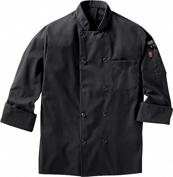 Men's Chef Designs Mimix Chef Coat with OilBlok