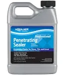 Aqua Mix Penetrating Sealer 1 Qt Water-Based Formula Excellent Stain Protection