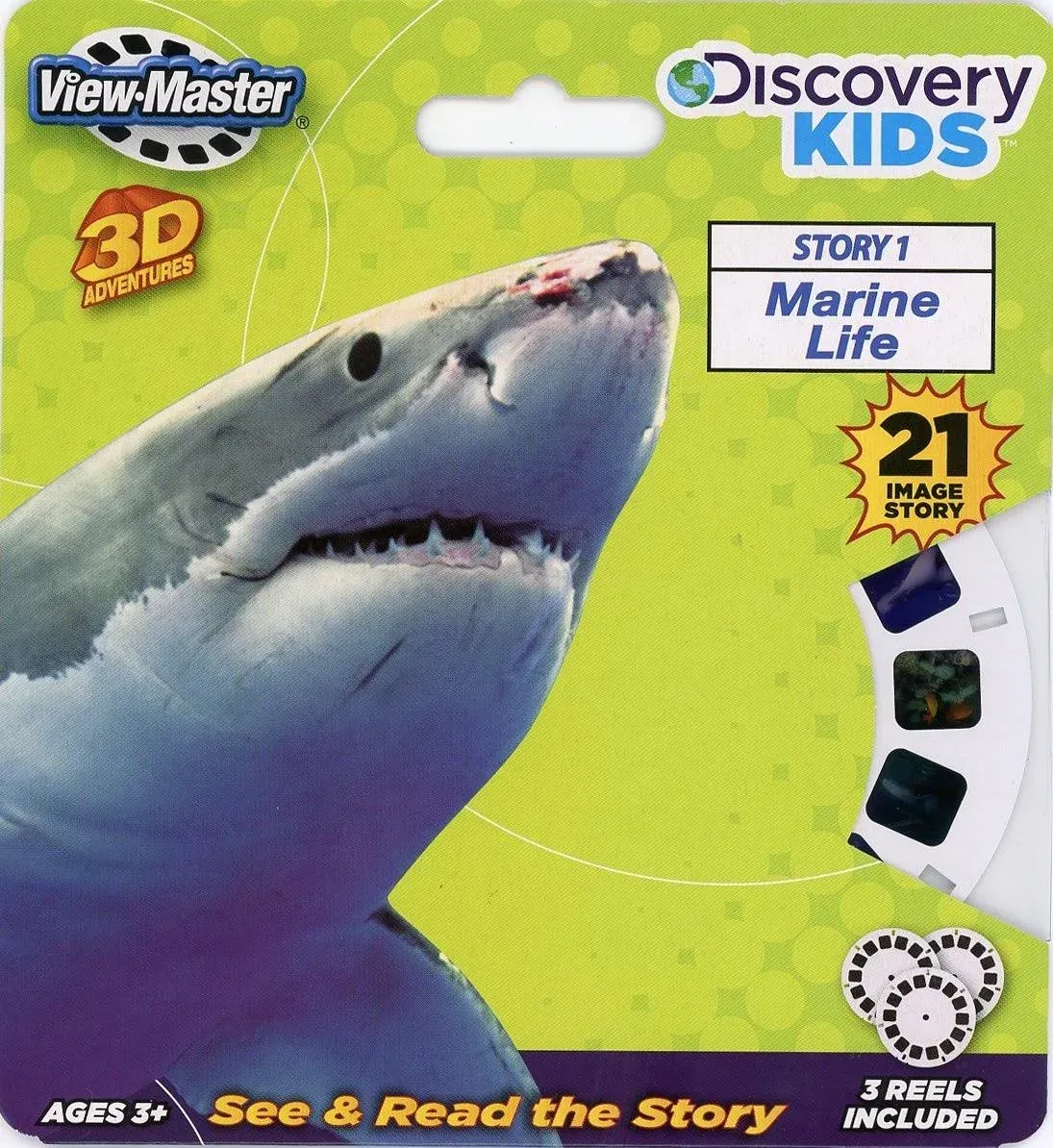 Discovery Kids Viewmaster 3D Marine Life - Full 3 Reel Set