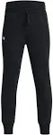 Under Armour Girls' Rival Fleece Joggers, Large, Black