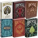 Bicycle Collector's Edition: 6-Deck Bundle Featuring Dark Mode, Fyrebird, Sea King, Hypnosis, Mystical and Bicycle Hardwired Playing Cards