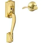 Schlage Camelot Lower Handleset with Georgian Knob