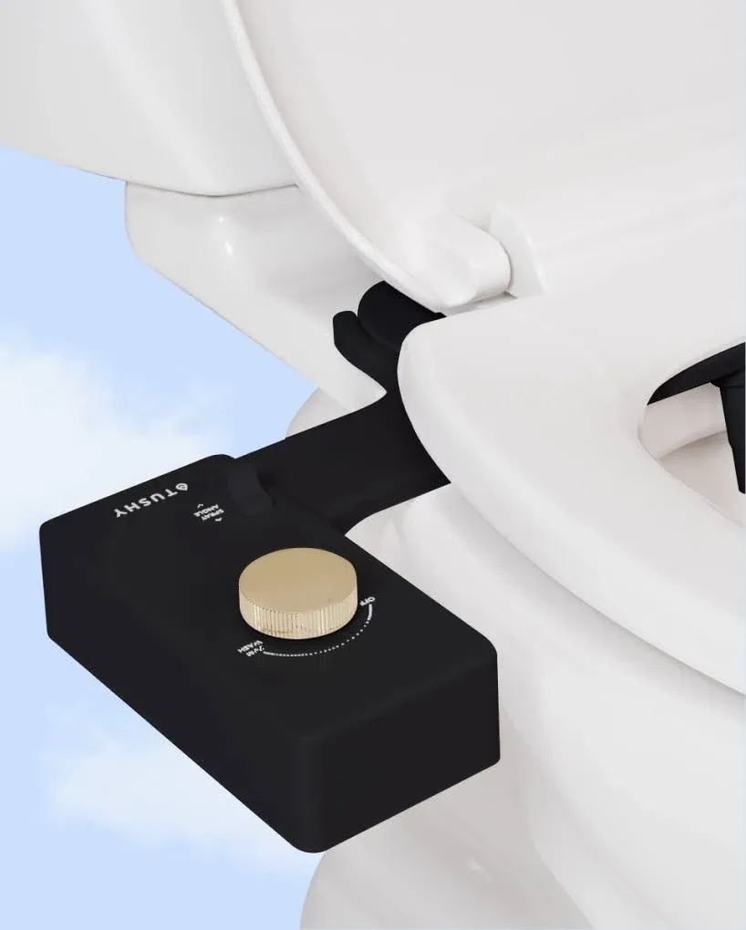 TUSHY Classic 3.0 - Bidet Attachment Black/Gold