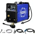 MIG Welder, 200Amp 6 in 1 Gas MIG/Gasless Flux Core MIG/Stick/Lift TIG/Spot W...