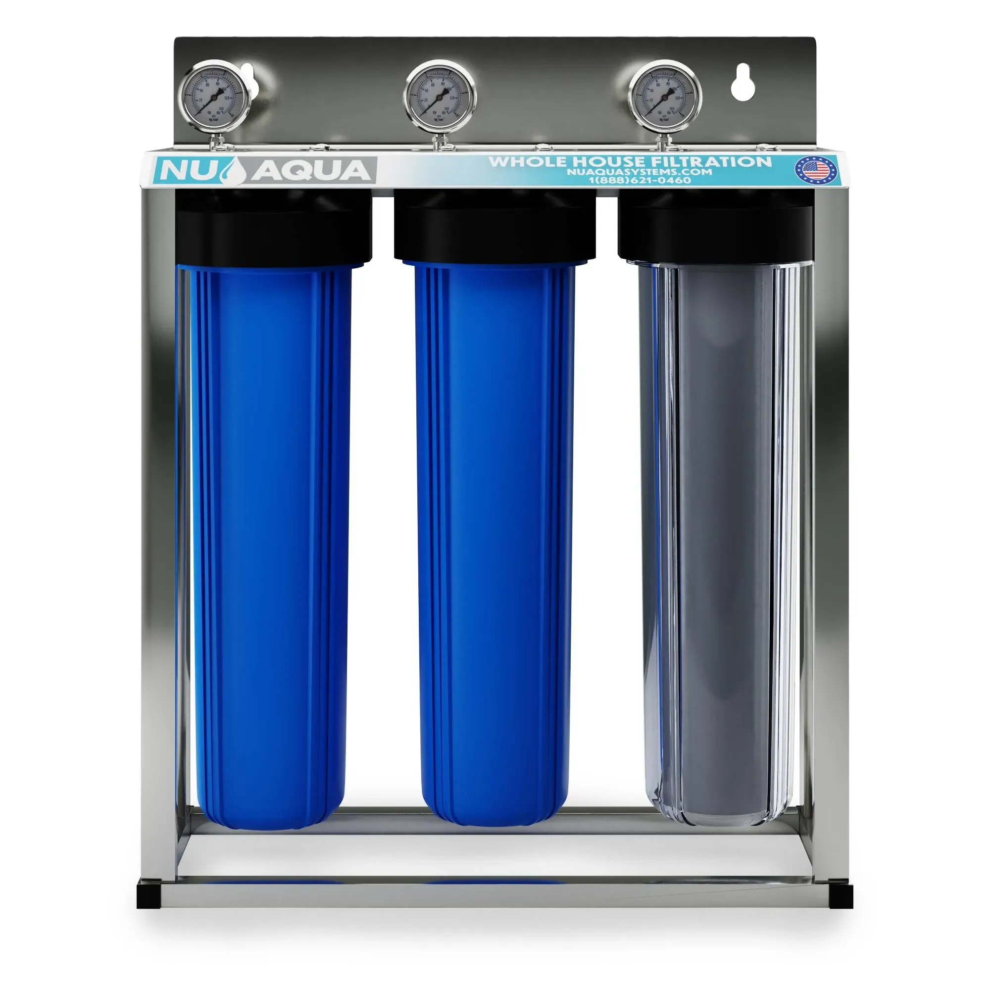 Nu Aqua 3 Stage Whole House Water Filtration System